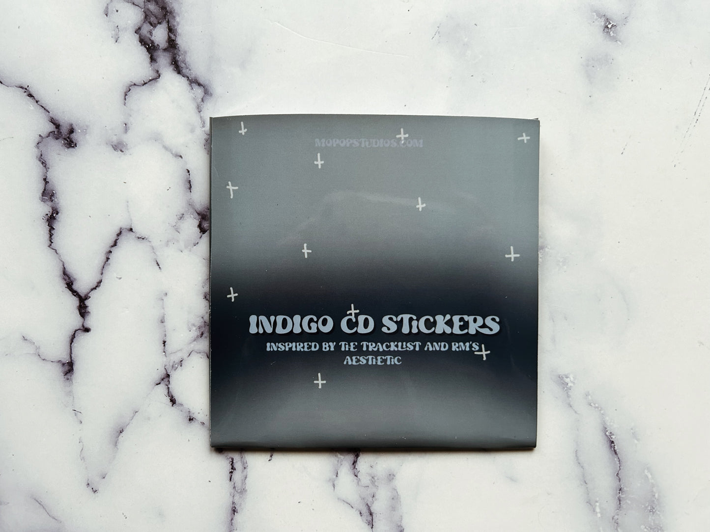 Indigo CD Sticker Sheet