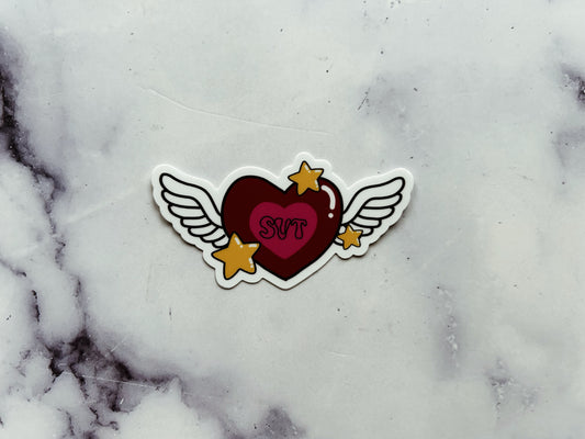 Seventeenth Heaven Heart Sticker