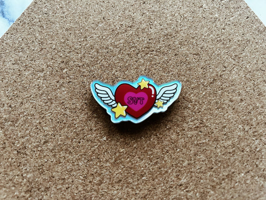 Seventeen Heart Acrylic Pin