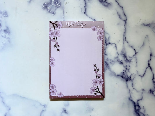Cherry Blossom Notepad