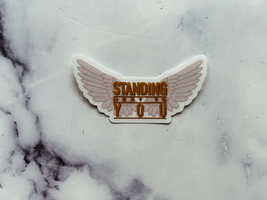 Standing Next To You JK Sticker