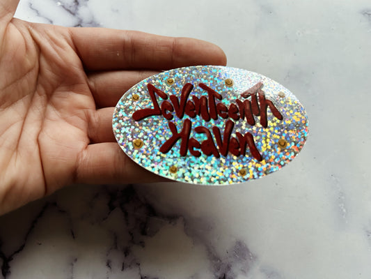 Seventeenth Heaven Glitter Sticker