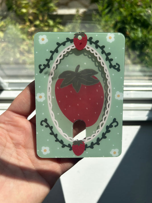 Strawberry Acrylic Photocard Holder