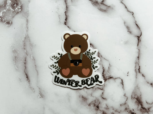 Winter Bear Sticker
