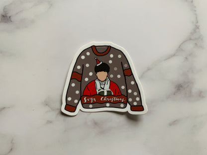 Bangtan Christmas Sweater Sticker Pack