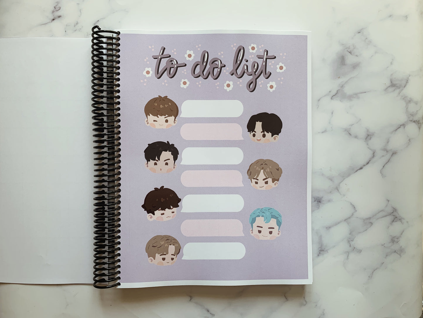BTS Island 8.5x11 Notebook